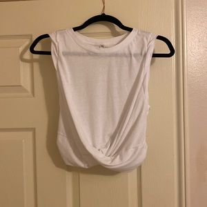 Women’s Free People Movement White Crop Tank